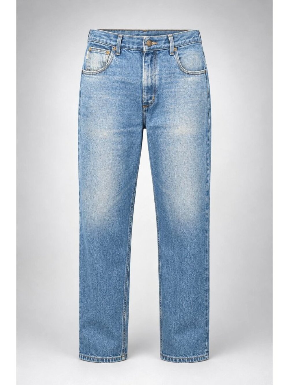 Carhartt Mens Size 36 x 34 Jeans Blue Straight Leg Denim Vintage Style Workwear - Picture 1 of 10